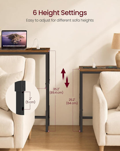 Narrow Console Table Behind Couch