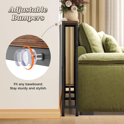 Narrow Console Table Behind Couch